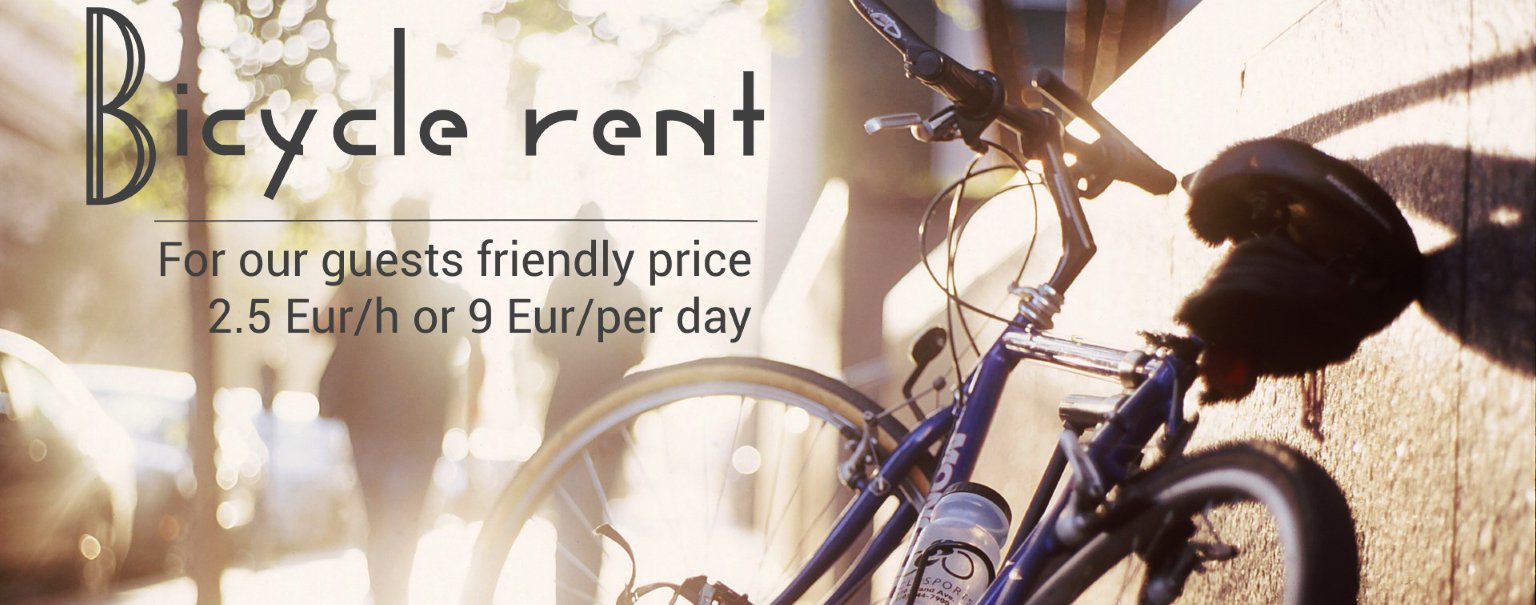 Bicycle rent between 1st of May and 1st of October