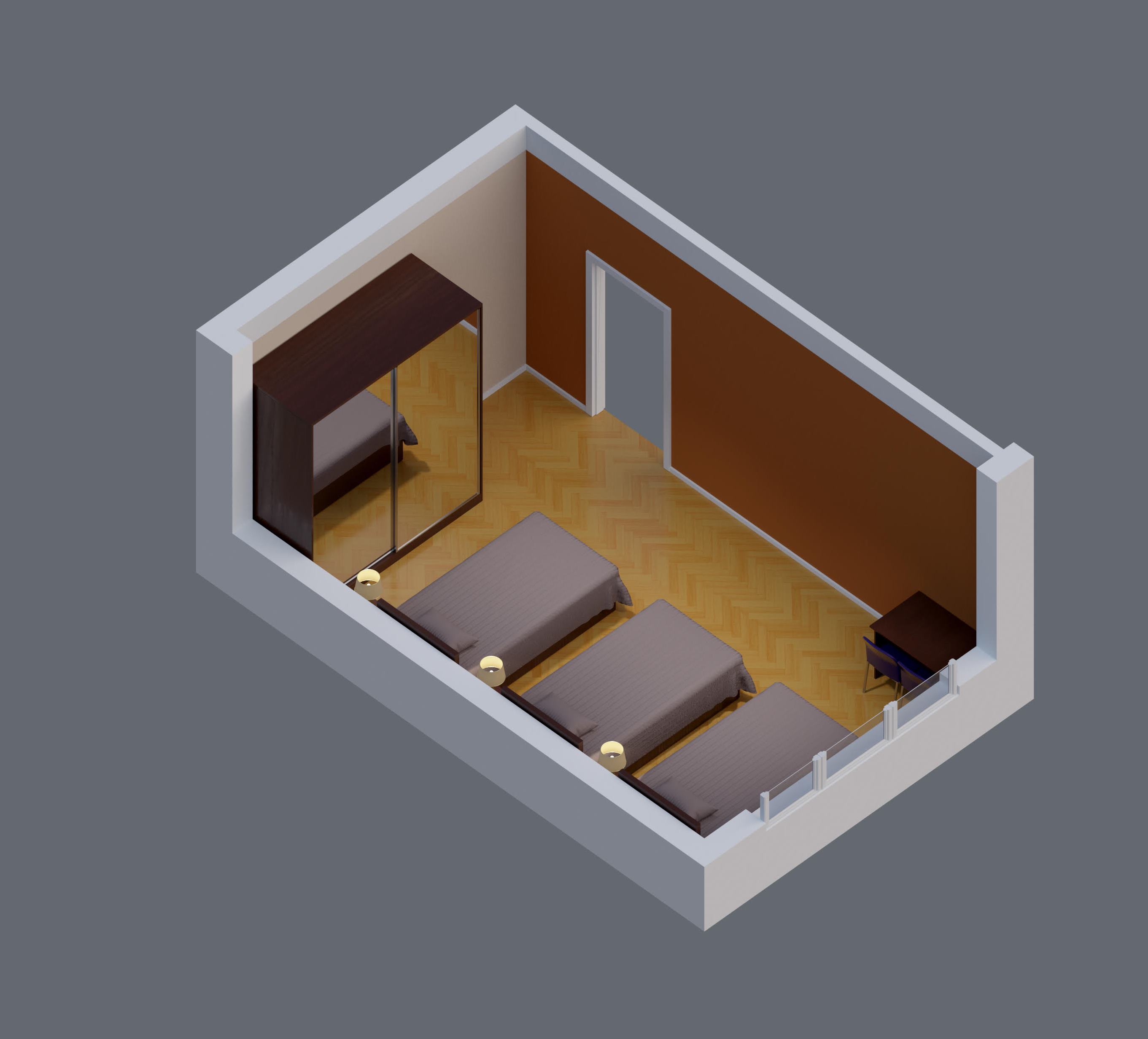 Room for 3 | Shared facilities