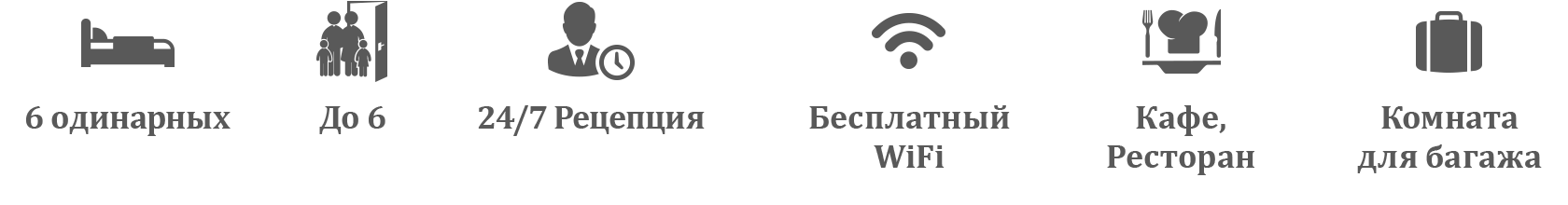 Квартира с 2 спальнями I Односпальные кровати