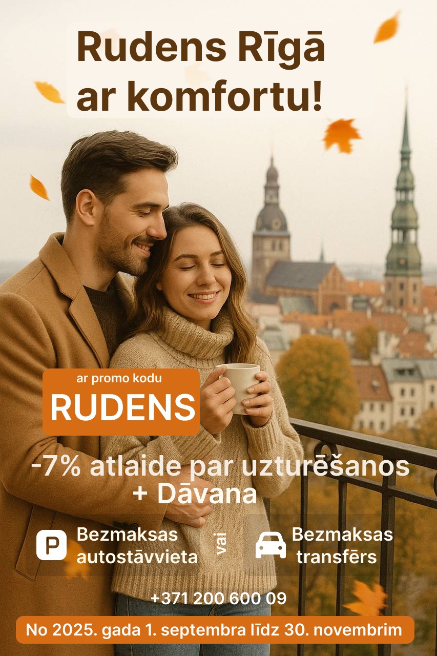 Rudens Rīgā ar komfortu - RigaApartment.com