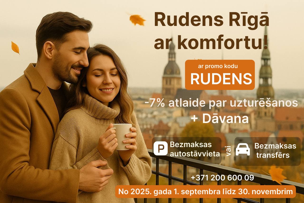 Rudens Rīgā ar komfortu - RigaApartment.com